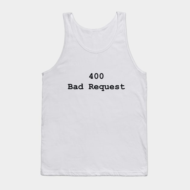 HTTP Response Status Codes - Text Design for Programmers / Web Developers Tank Top by JovyDesign